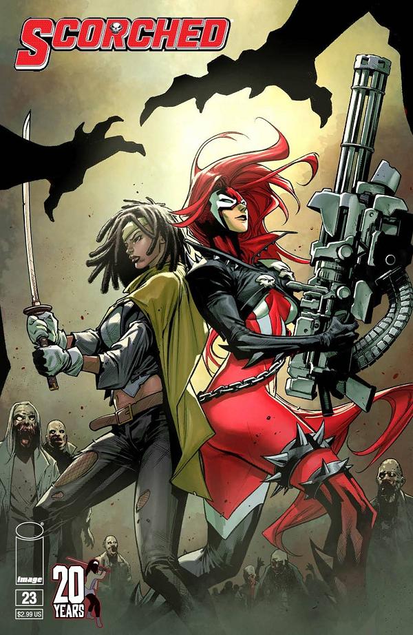 Scorched #23 CVR C TWD 20TH ANNV SEGOVIA cover