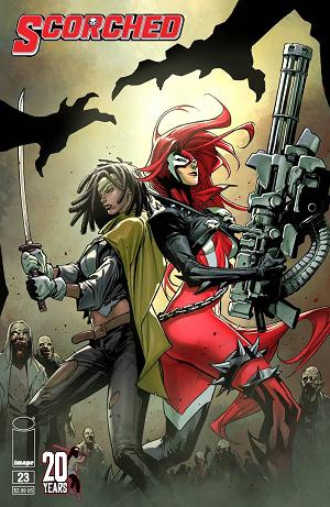 Scorched #23 CVR C TWD 20TH ANNV SEGOVIA cover
