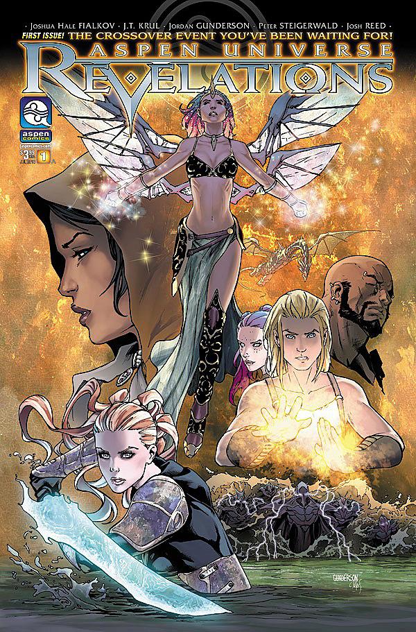 Aspen Universe Revelations #1 cover by Jordan Gunderson