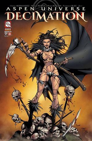 Aspen Universe Decimation #3 CVR B GREEN cover