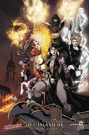 Aspen Universe Decimation #1 NYCC 2017 cover