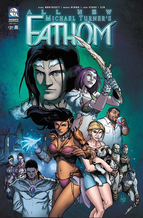 All New Fathom #8 cover by Marco Renna