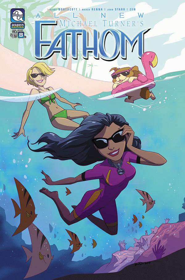All New Fathom #8 CVR B DROUHARD cover