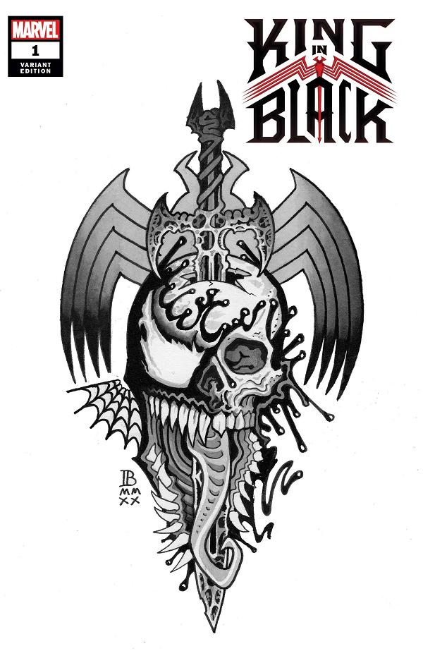 King In Black #1 (OF 5) BEDERMAN TATTOO cover