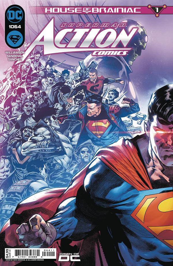 Action Comics #1064 CVR A RAFA SANDOVAL CONNECTING HOB cover