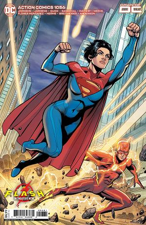 Action Comics #1056 CVR D CVR D SANAPO FLASH MOVIE CARD STOCK cover