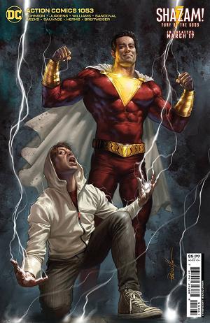 Action Comics #1053 CVR D PARRILLO SHAZAM FURY GODS MOVIE cover