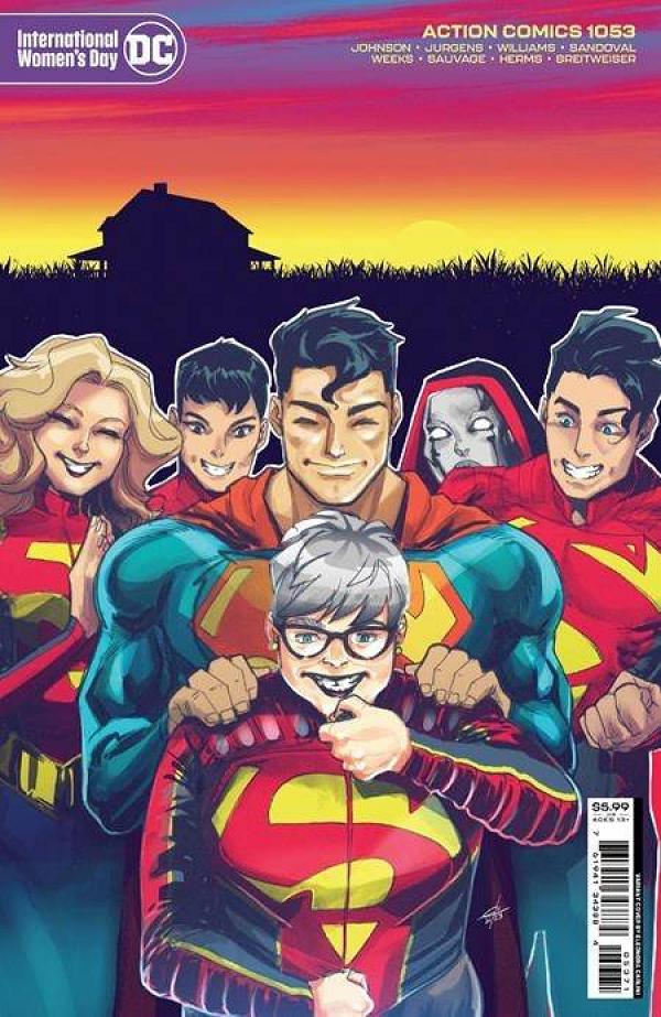 Action Comics #1053 CVR G CVR G CARLINI INT WMNS DAY CS cover