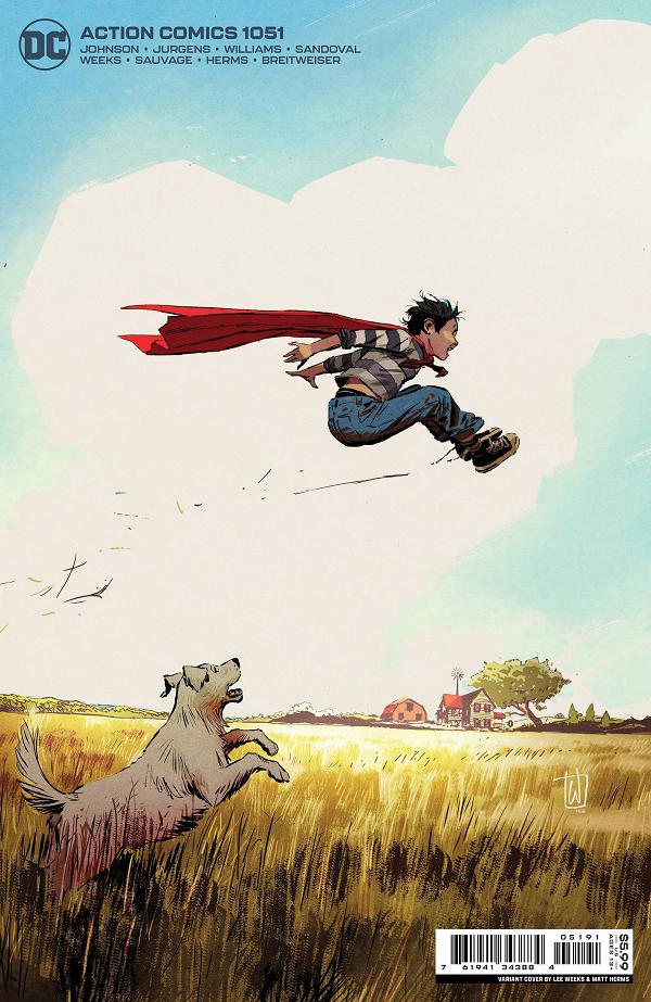 Action Comics #1051 CVR G CVR G LEE WEEKS CARD STOCK cover