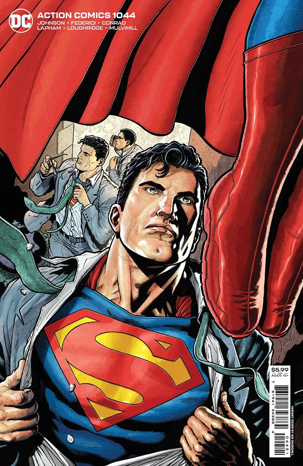 Action Comics #1044 CVR B CVR B CHURCHILL CARD STOCK cover