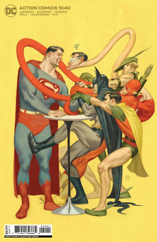 Action Comics #1040 CVR B CVR B TEDESCO CARD STOCK cover