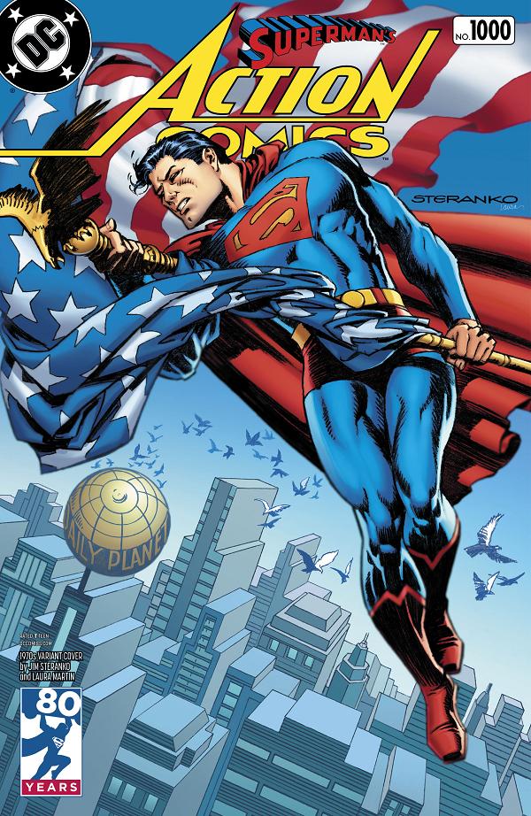 Action Comics #1000 variant cover by Jim Steranko