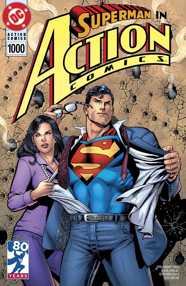 Action Comics #1000 variant cover by Dan Jurgens
