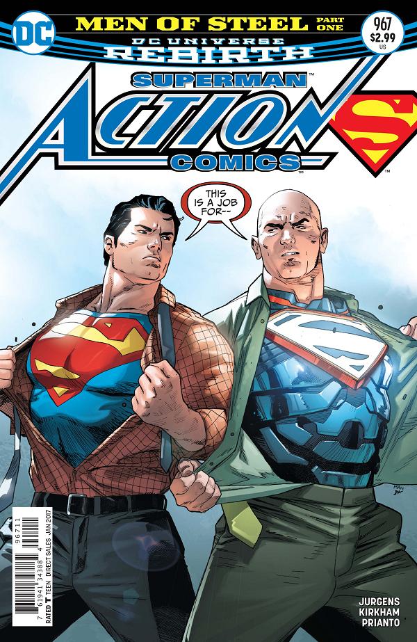 Action Comics #967 cover by Clay Mann