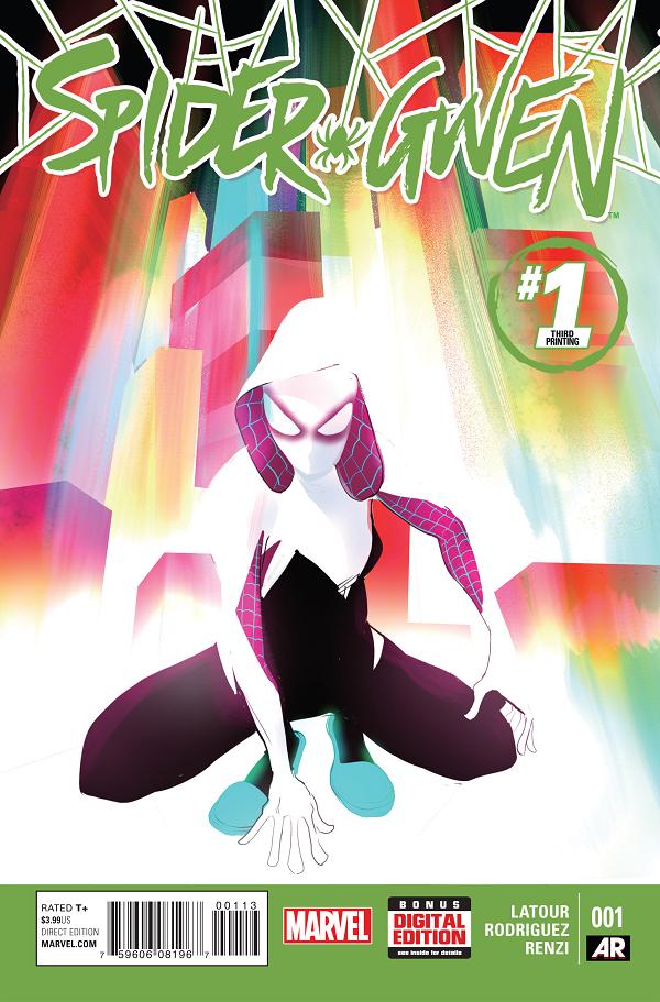 Spider-Gwen #1 RODRIGUEZ 3RD PTG cover