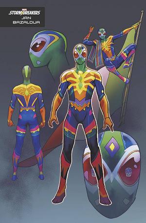 Spider-Gwen: Smash #3 JAN BAZALDUA STORMBREAKERS cover