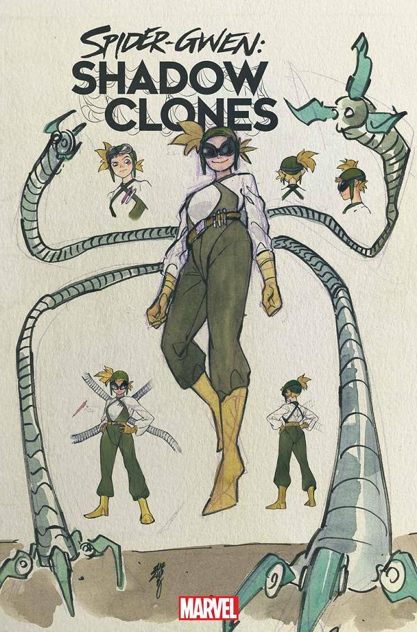 Spider-Gwen: Shadow Clones #1 variant cover by Peach Momoko