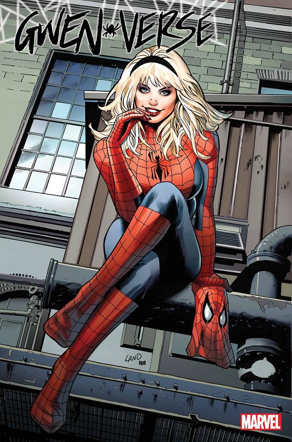 Spider-Gwen: Gwenverse #4 (OF 5) LAND HOMAGE cover