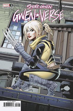 Spider-Gwen: Gwenverse #3 (OF 5) LAND HOMAGE cover