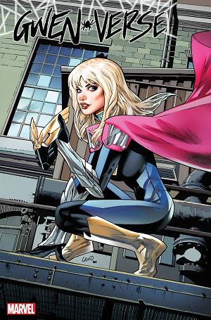 Spider-Gwen: Gwenverse #2 (OF 5) LAND HOMAGE cover