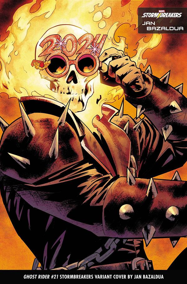 Ghost Rider #21 JAN BAZALDUA STORMBREAKERS cover