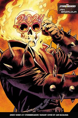 Ghost Rider #21 JAN BAZALDUA STORMBREAKERS cover