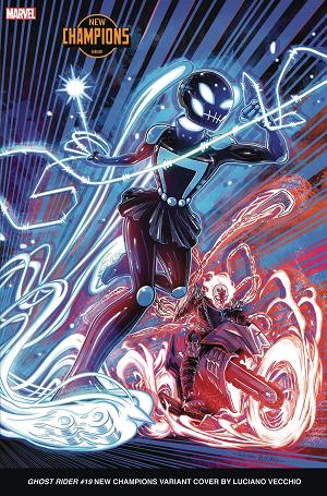 Ghost Rider #19 LUCIANO VECCHIO NEW CHAMPIONS cover