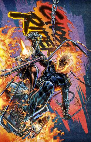Ghost Rider #11 JS CAMPBELL ANNIVERSARY cover