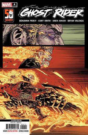 Ghost Rider #4 2ND PTG SMITH cover
