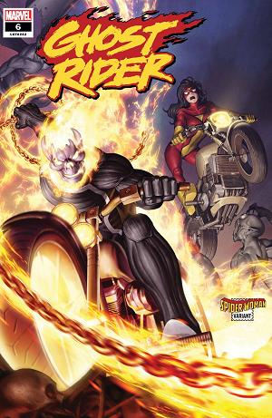 Ghost Rider #6 YOON SPIDER-WOMAN cover