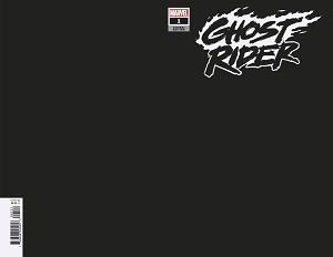 Ghost Rider #1 BLACK BLANK cover