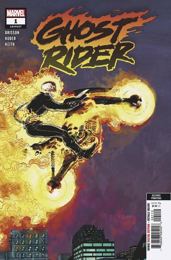 Ghost Rider #1 2ND PTG KUDER cover