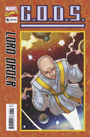 G.O.D.S. #6 RON LIM COSMIC HOMAGE cover