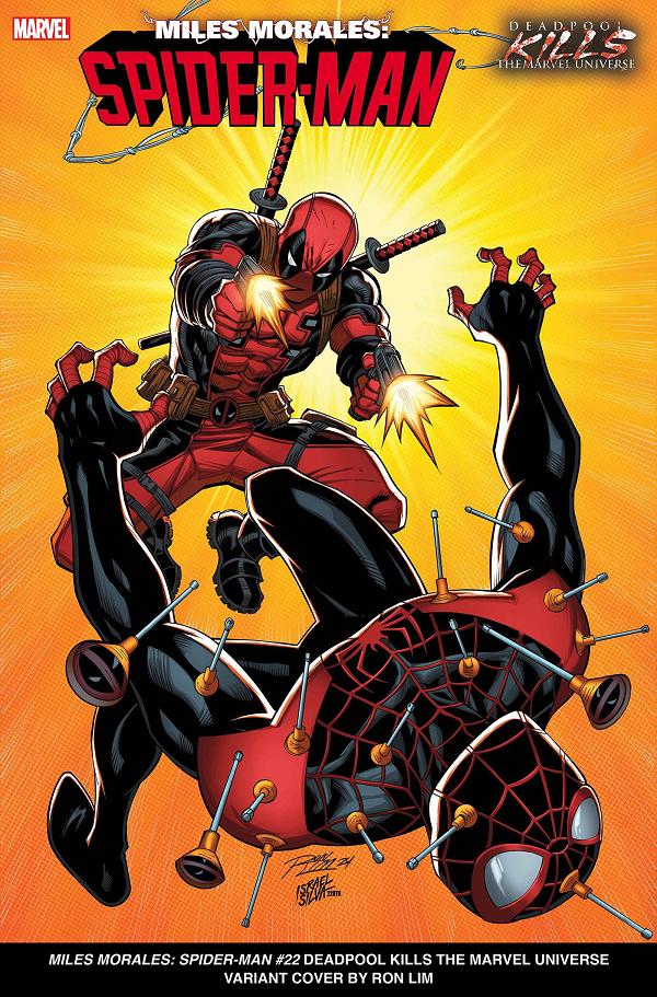 Miles Morales: Spider-Man #22 LIM DEADPOOL KILLS MARVEL cover
