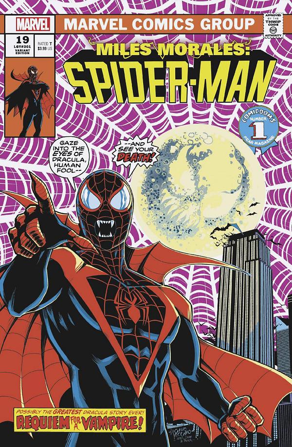 Miles Morales: Spider-Man #19 LUCIANO VECCHIO VAMPIRE cover