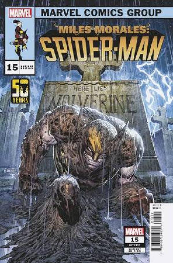 Miles Morales: Spider-Man #15 KEN LASHLEY WOLVERINE cover