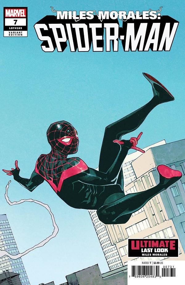 Miles Morales: Spider-Man #7 PICHELLI ULT LAST LOOK cover