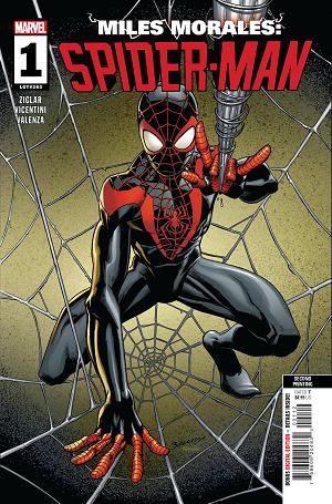Miles Morales: Spider-Man #1 2ND PTG BAGLEY cover