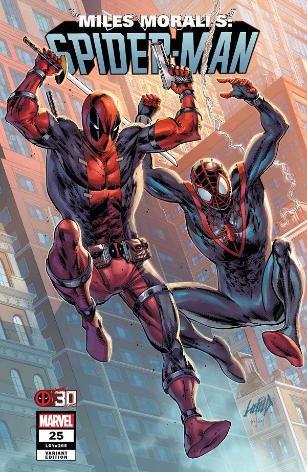 Miles Morales: Spider-Man #25 LIEFELD DEADPOOL 30TH cover