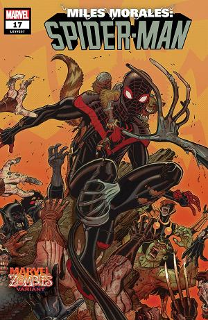 Miles Morales: Spider-Man #17 BRADSHAW MARVEL ZOMBIES cover