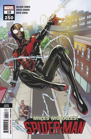 Miles Morales: Spider-Man #10 2ND PTG GARRON cover