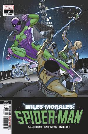 Miles Morales: Spider-Man #9 2ND PTG GARRON cover