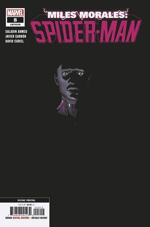 Miles Morales: Spider-Man #8 2ND PTG GARRON cover