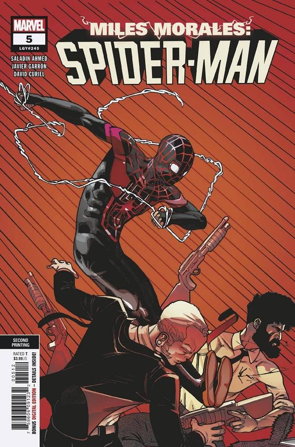 Miles Morales: Spider-Man #5 2ND PTG GARRON cover