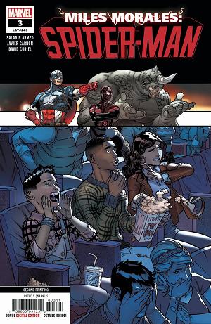 Miles Morales: Spider-Man #3 2ND PTG GARRON cover