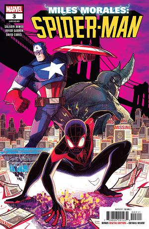 Miles Morales: Spider-Man #3 cover