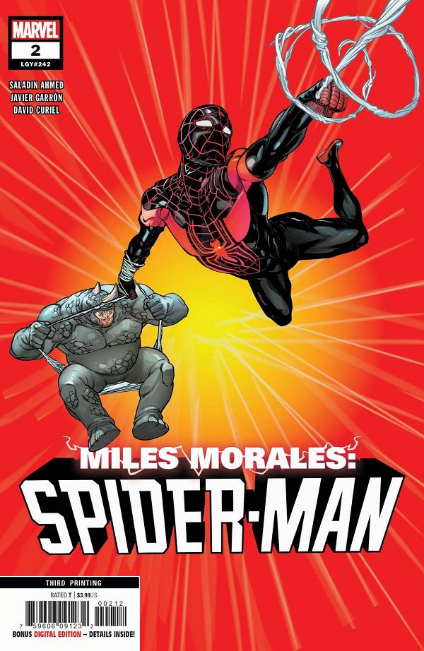 Miles Morales: Spider-Man #2 3RD PTG GARRON cover