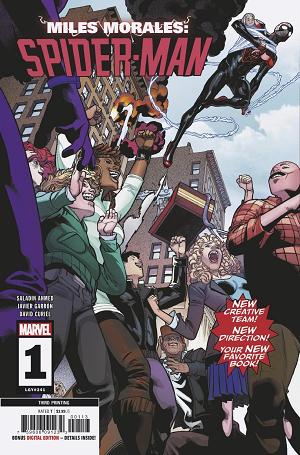 Miles Morales: Spider-Man #1 3RD PTG GARRON cover