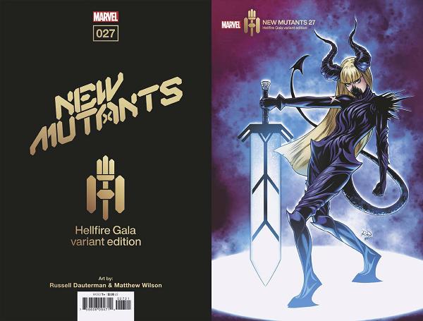 New Mutants #27 DAUTERMAN HELLFIRE GALA cover