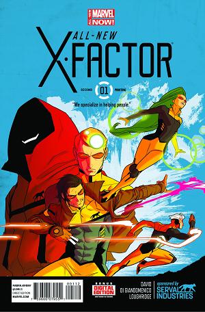 All New X-Factor #1 2ND PTG ANKA cover